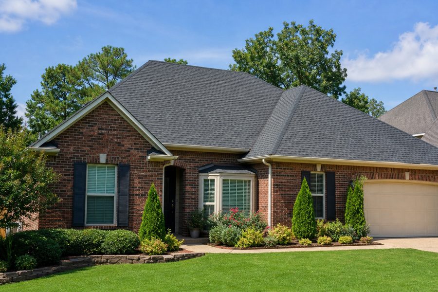 Cerpa Construction LLC finished roofing replacement with new architectural shingles flashing gutters and improved curb appeal.